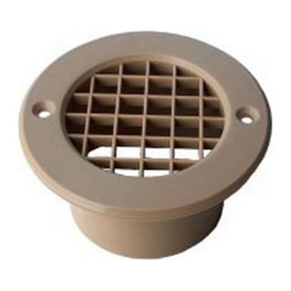 75mm Mesh Floor Vent Beige