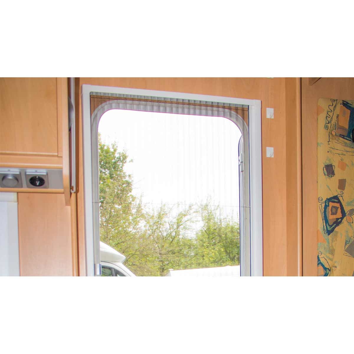 REMIcare II Plus Pleated Fly Screen Door Caravans Motorhomes 180 x 65 x 5.8cm