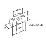 RWO Bullseye 6mm Black (x2)