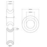 RWO Low Friction High Load Ring 18mm Bore for 10mm Line