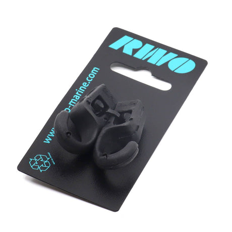 RWO Hook 6mm Black Open (Pack of 2)