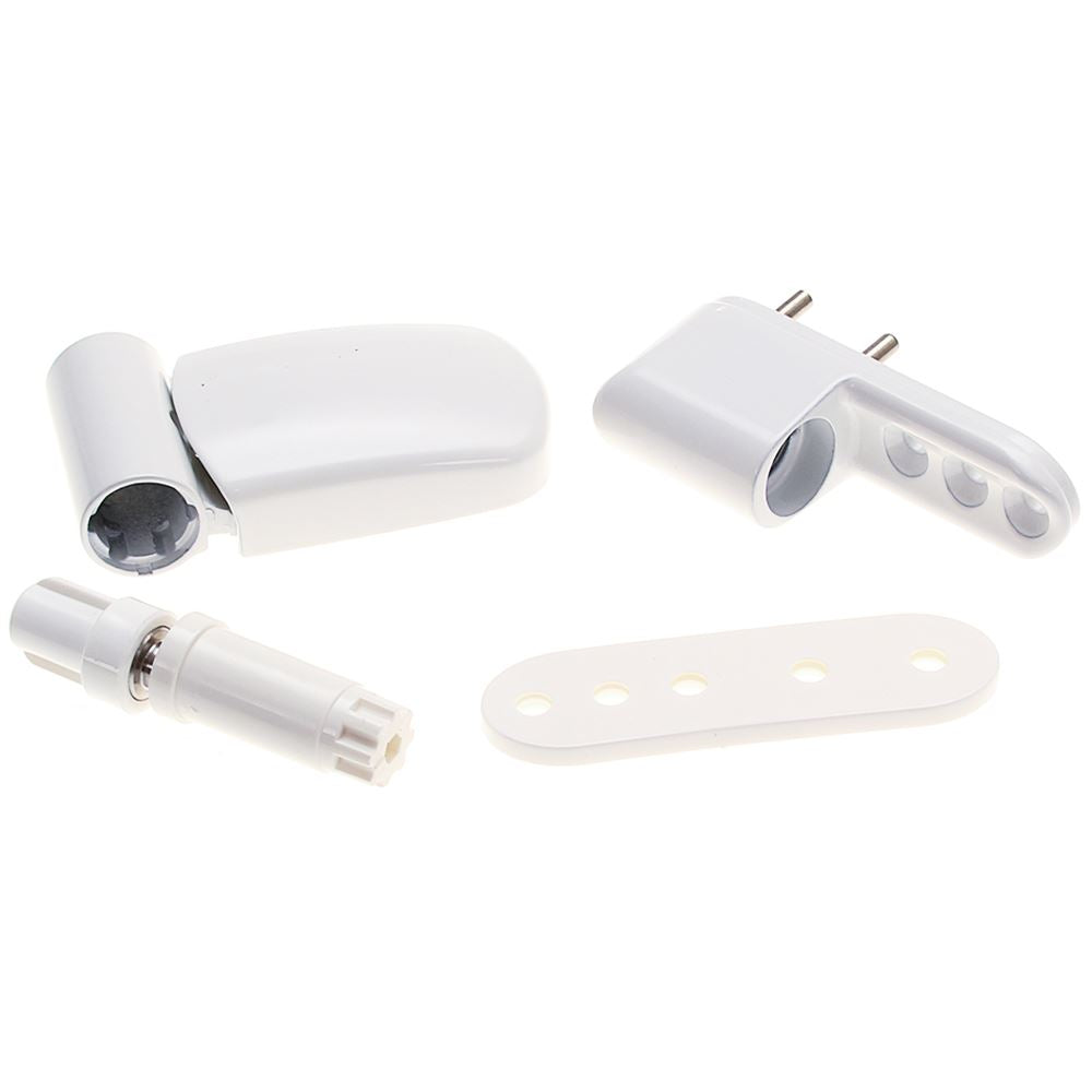 Ellbee Flag Hinge for UPVC Door (White) InUK