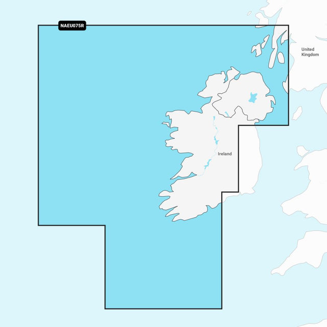 Navionics+ Regular Chart: EU075R -  Ireland, West Coast - PROTEUS MARINE STORE
