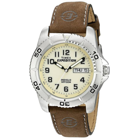 Expedition Traditional Watch with Rugged Brown Strap - PROTEUS MARINE STORE
