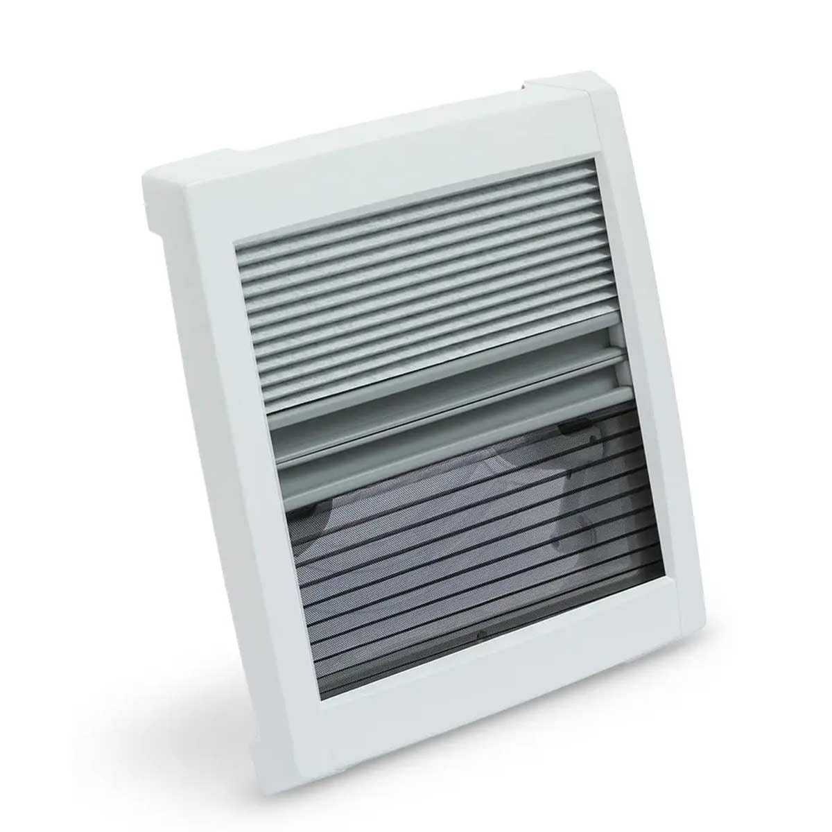MPK VisionVent S Pro 280 x 280mm Vented Rooflight Signal White 46-72mm Caravan