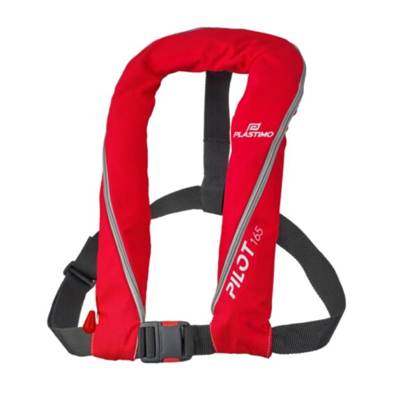 LIFEJKT INF PILOT 165 ZIP AUTO RED + SC PLASTIMO