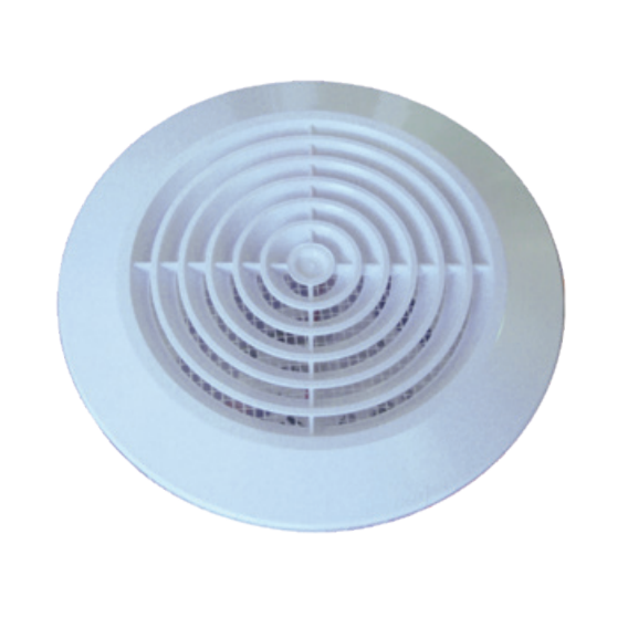 100 mm (4") Round Grille , white
