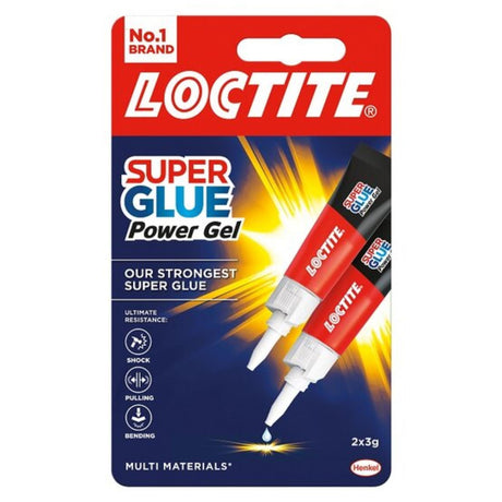 Loctite Super Glue Power Gel Flex Duo 2 x 3g - PROTEUS MARINE STORE