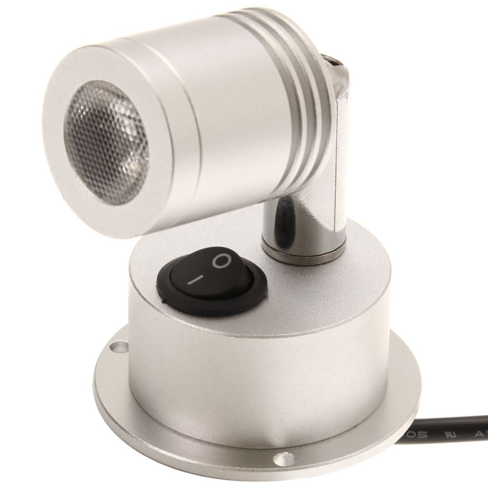 LED Reading Light Silver Cool White