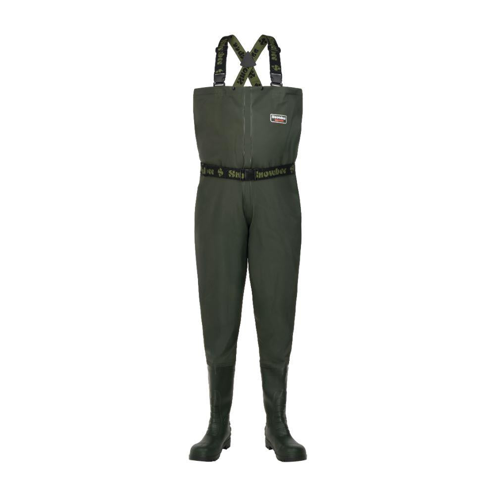 Snowbee Granite PVC Chest Waders with Cleated Sole - 9