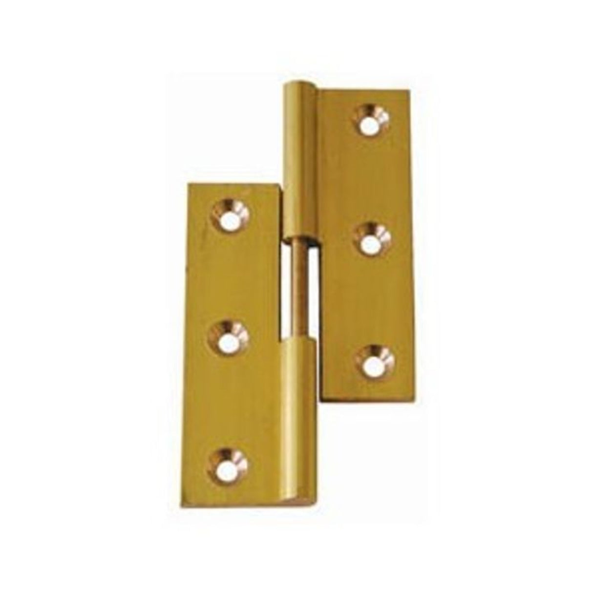 AG Lift Off Hinge Polished Brass Left Hand 2-1/2" x 1-3/8"