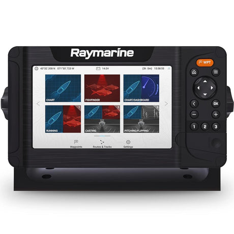 Raymarine Element 7HV 7" Marine Chartplotters & HV-100+ Transducer, CHIRP Sonar/GPS