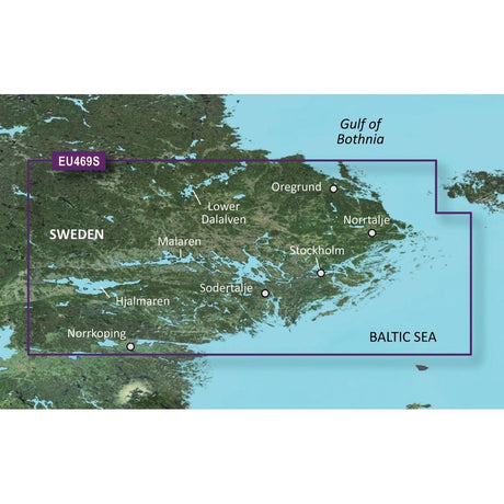 Garmin BlueChart G3 Vision Small Area - VEU469S - Stockholm & Malaren - PROTEUS MARINE STORE