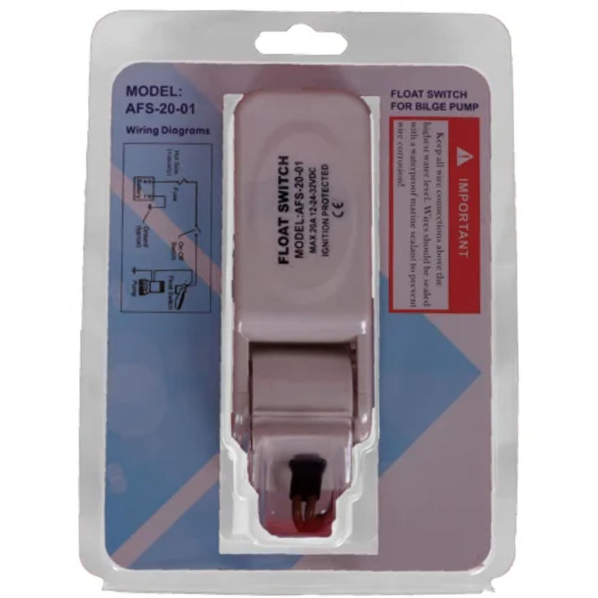 Acqua-Flo Heavy Duty Automatic Float Switch for Bilge Pumps Boat Marine