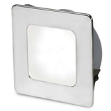 Hella Slim EuroLED 95 Marine Grade SS Low Profile Square Light (Daylight White)