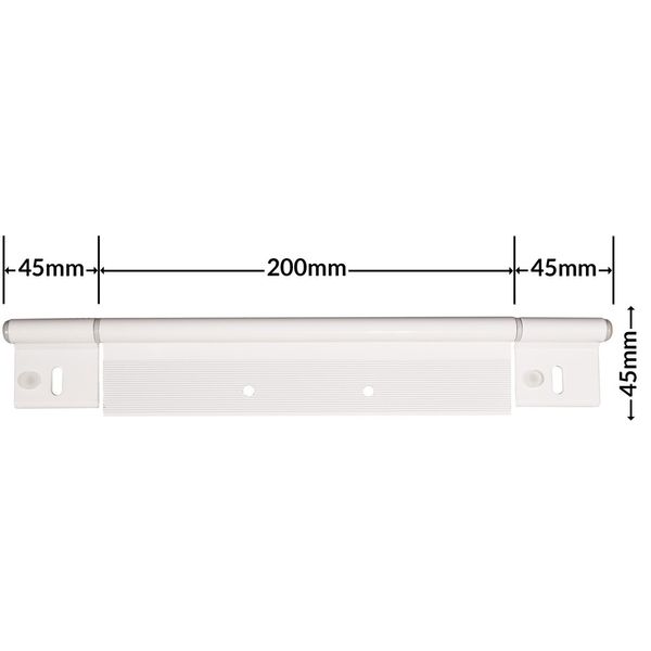 Hinge White (C06) 3 Leaf for Motorhomes Caravan