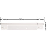 Hinge White (C06) 3 Leaf for Motorhomes Caravan