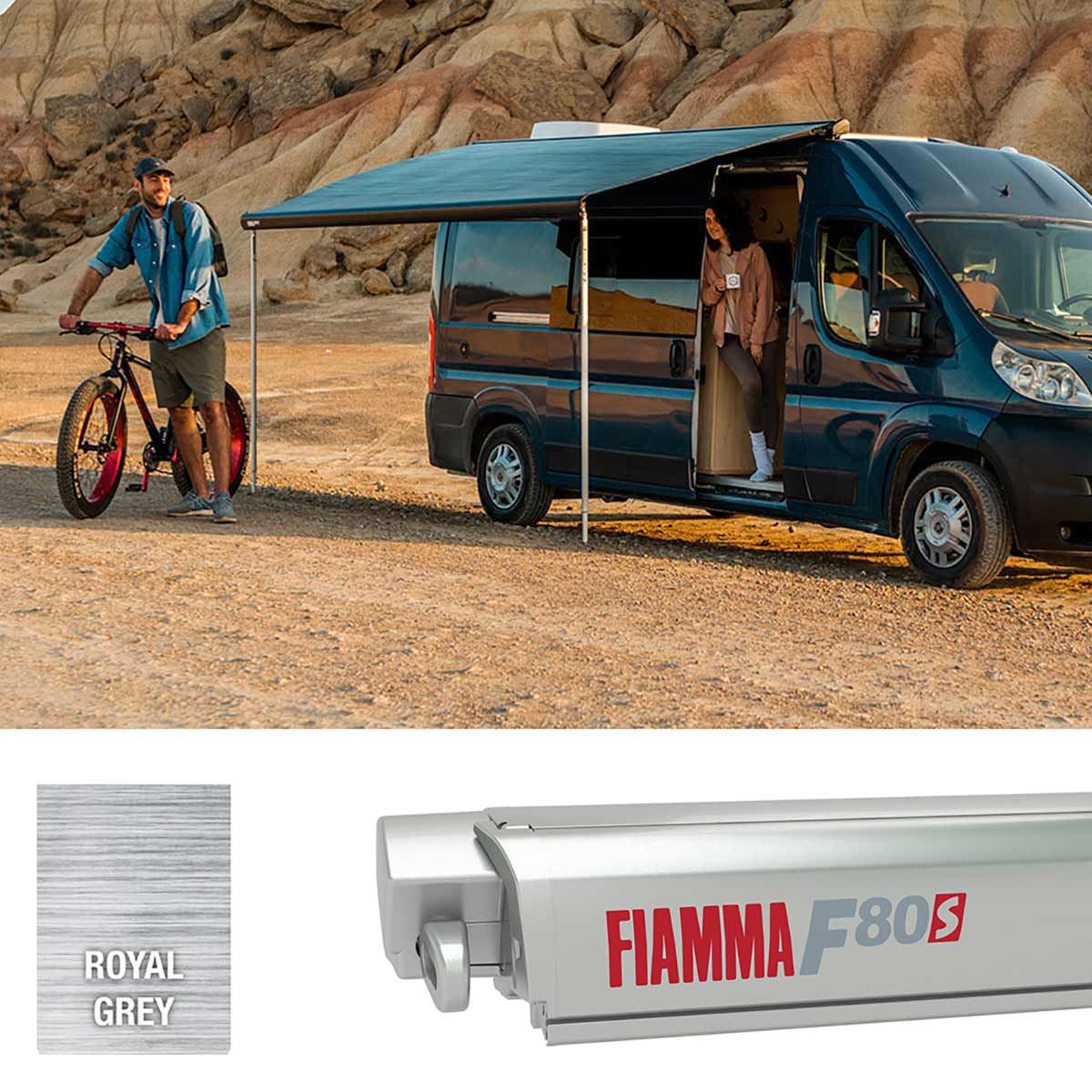 Fiamma F80S 320 Awning Titanium - Royal Grey