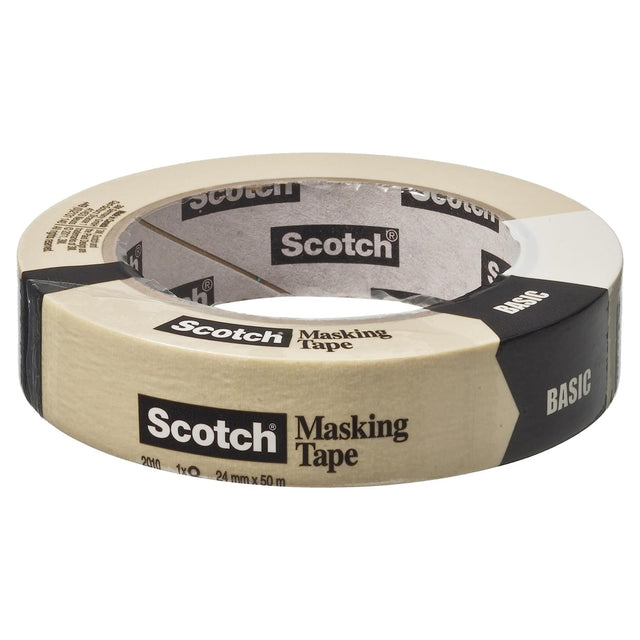 Scotch Masking Tape 2010 Basic 24mm x 50m - PROTEUS MARINE STORE