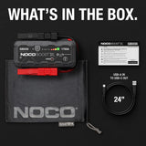 NOCO Boost X GBX55 12V UltraSafe Portable Lithium Car Jump Starter, Heavy-Duty Battery Booster Power Pack, Powerbank Charger and Jump Leads, Gray, 7.5L Petrol and 5.0L Diesel Engines, 1750A