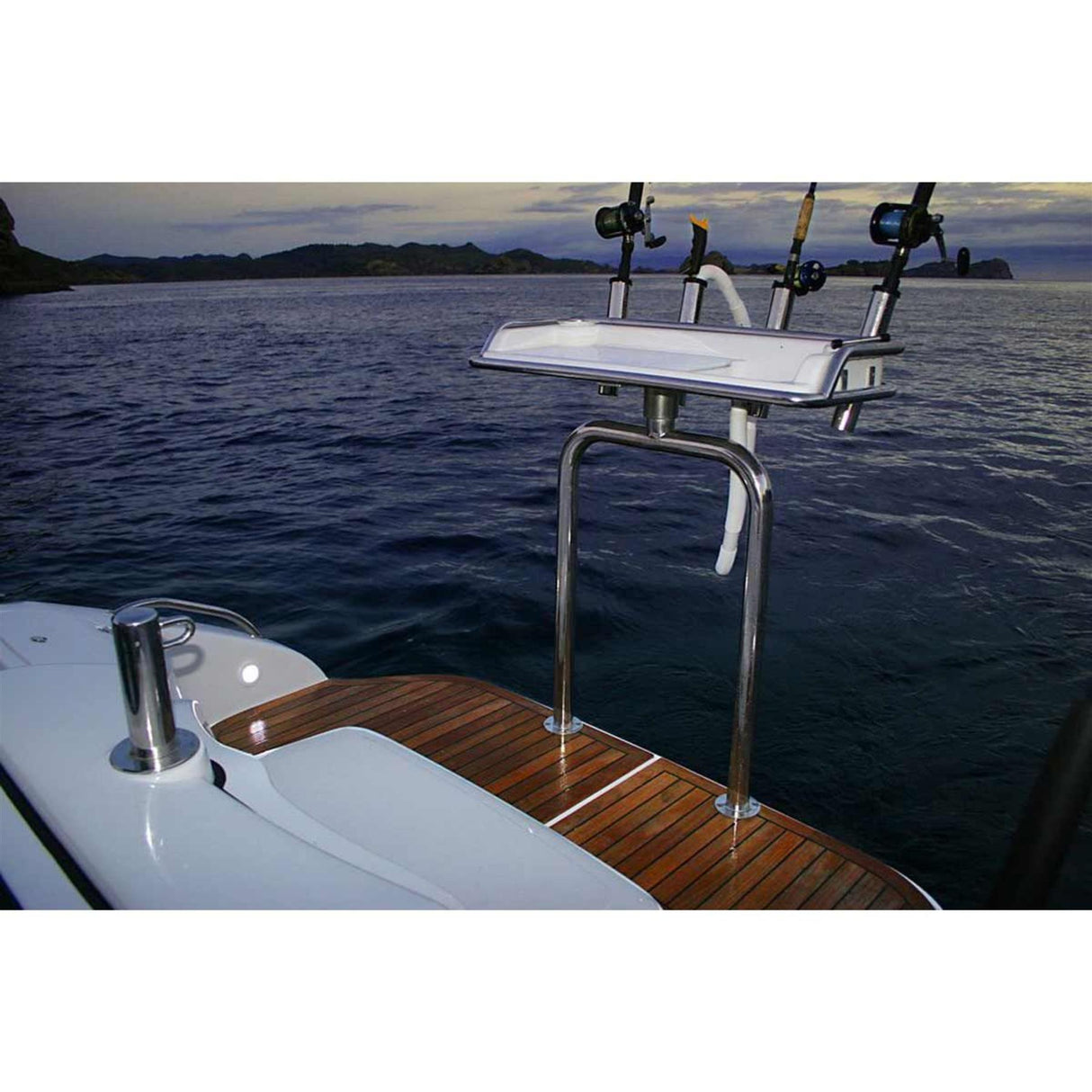 Hella Led Courtesy Light with Stainless Steel Rim (12V / Blue)