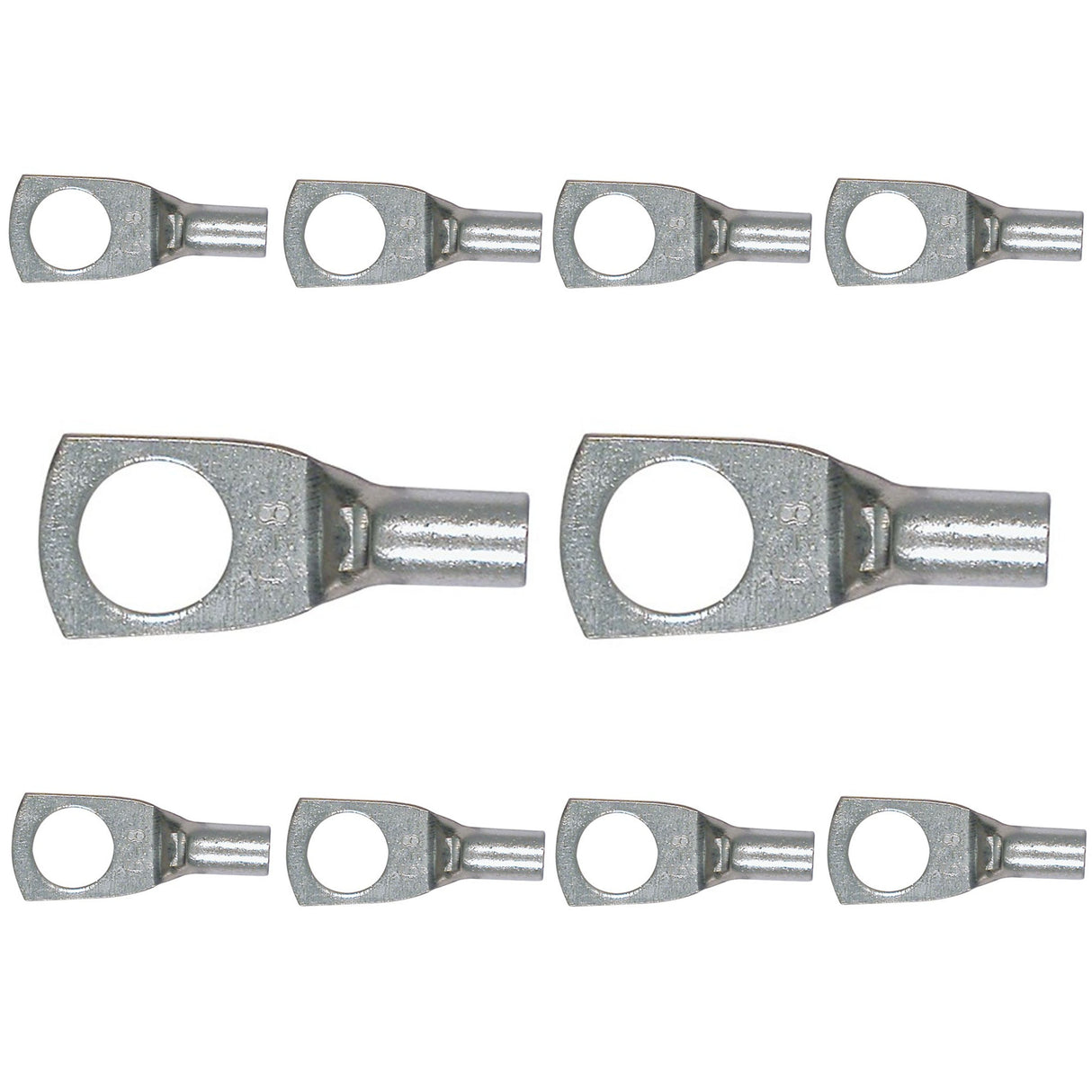 AMC Copper Tube Stud Battery Cable Terminals 16mm2 x 8mm - Pack of 10
