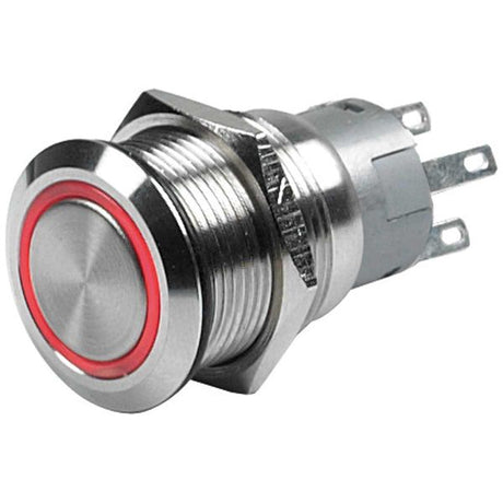 CZone Push Button Switch Momentary (ON)OFF with Red LED - PROTEUS MARINE STORE