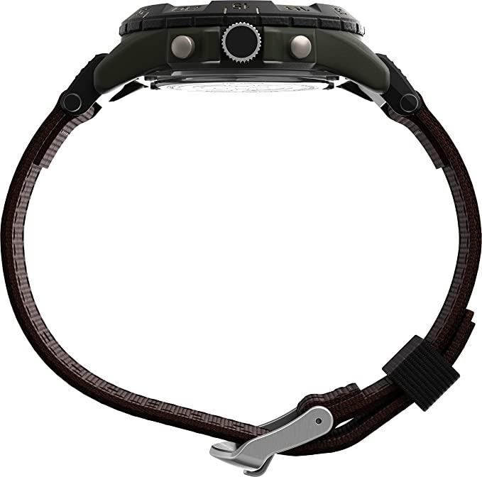 Expedition Rugged Watch with Brown Nylon Strap - PROTEUS MARINE STORE