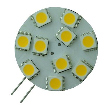 10 LED G4 Side Pin Bulb Cool White
