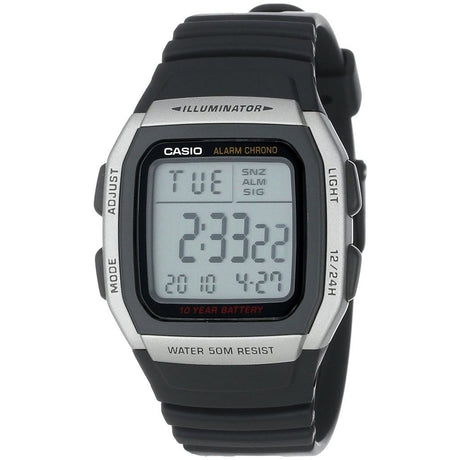 Casio W-96H-1AVES Dual Time Digital Watch with 10 Year Battery - PROTEUS MARINE STORE