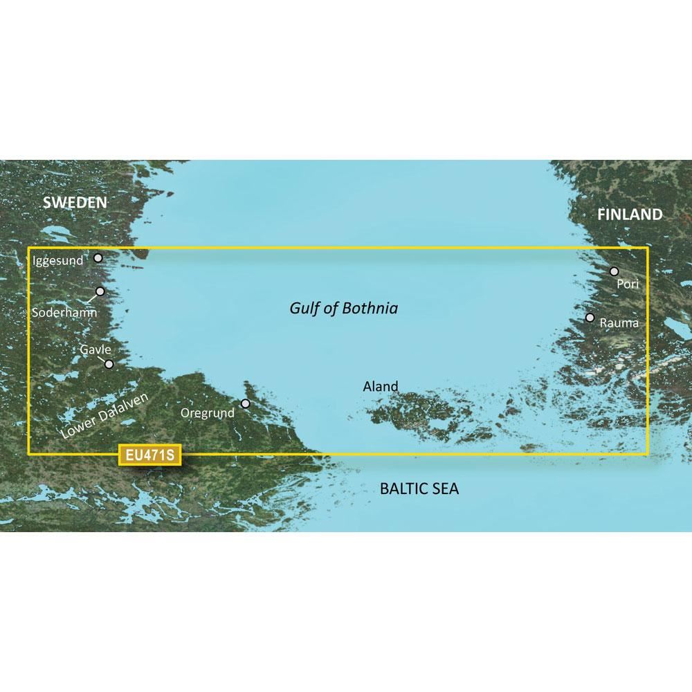 Garmin BlueChart G3 Vision - VEU471S: Gulf of Bothnia, South - PROTEUS MARINE STORE