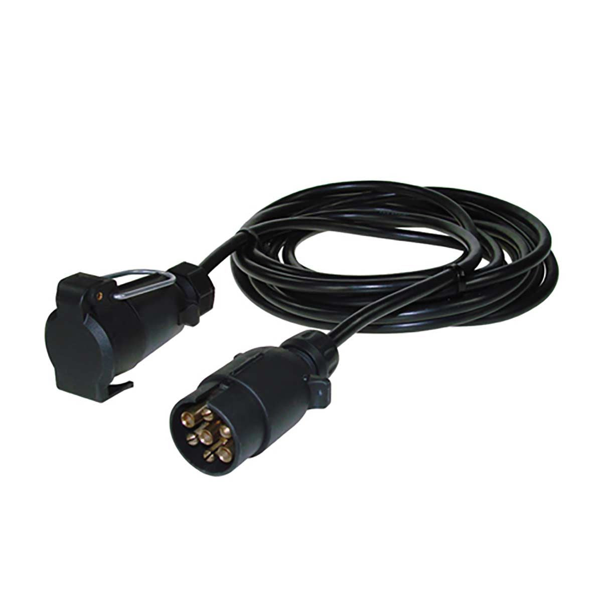 Maypole Straight Trailer Extension Lead 7 Pin Plug to Socket (3M)