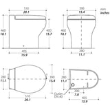 Tecma Silence Plus 2G Hi Toilet C/System 2 Switch 24V Caravan Motorhome Boats