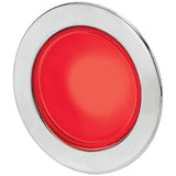 Hella EuroLED 95 Low Profile Round Light (Daylight White + Red)