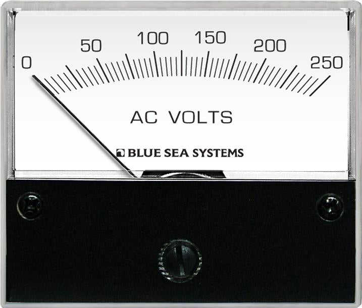 Blue Sea Voltmeter Analogue 0-250V Ac
