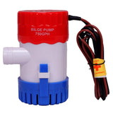 Acqua-Flo 12V 750GPH Auto Bilge Water Pump 3/4" Dia. for Boat Yacht Marine RV