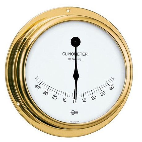 Barigo Clinometer Brass 130mm Dial (155 x 35mm) - PROTEUS MARINE STORE