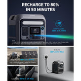 Anker SOLIX C300X Portable Battery Power Station 288Wh - 300W