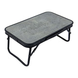 Bo-Camp Stylish Aluminium Industrial Collection Folding Table Compact Northgate