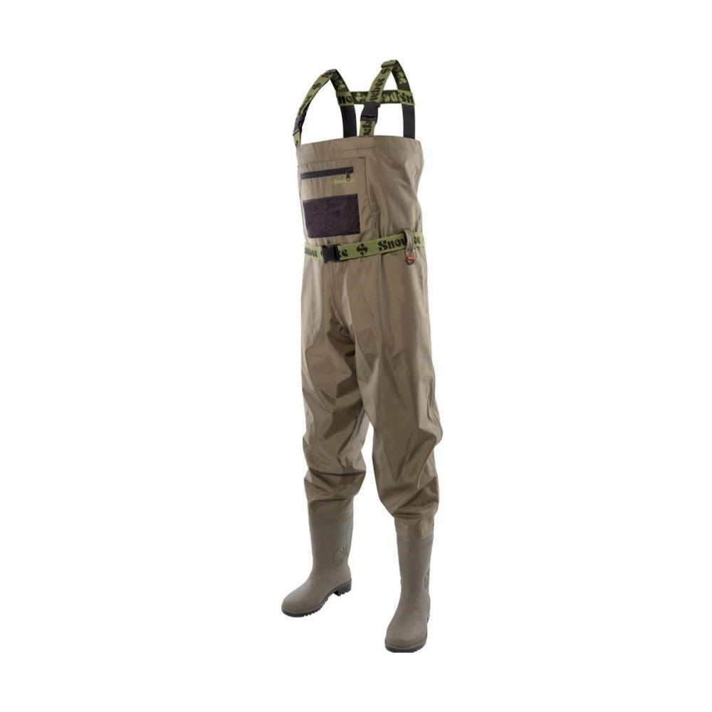 Snowbee 210D Nylon Wadermaster Chest Waders - Cleated Sole - 10FB - PROTEUS MARINE STORE