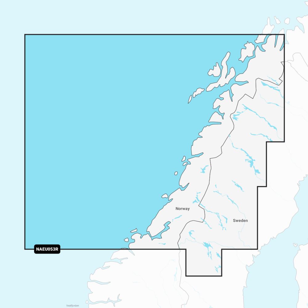Navionics+ Regular Chart: EU053R -  Norway, Trondheim to Tromso - PROTEUS MARINE STORE