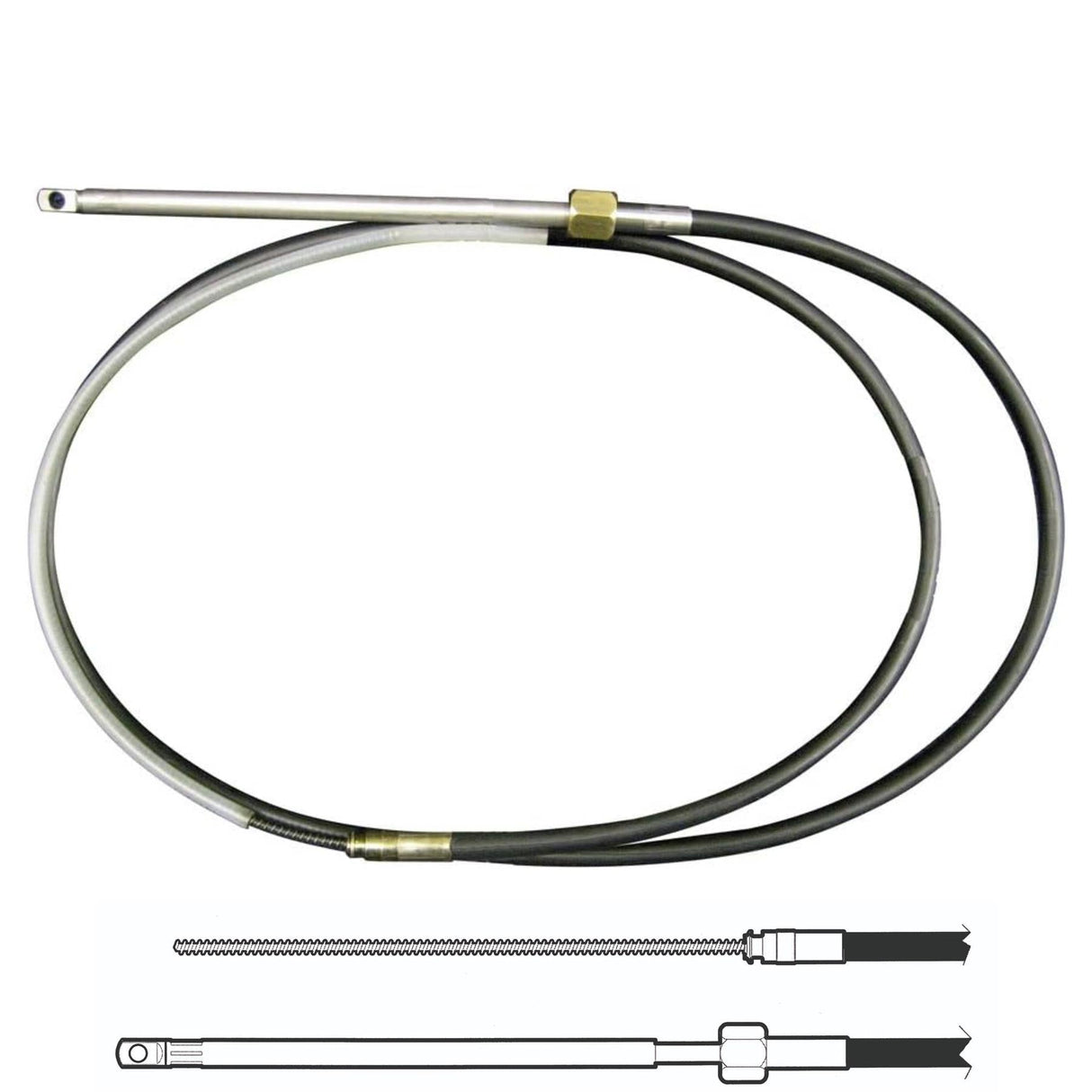 Ultraflex 12ft Heavy Duty M66 Steering Cable Boat Outboard / Inboard 3.66m