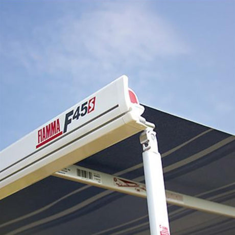 Fiamma F45S 425cm Awning Roll Out Sun Titanium Case, Royal Grey Fabric
