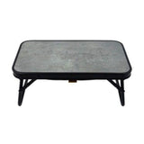 Bo-Camp Stylish Aluminium Industrial Collection Folding Table Compact Northgate