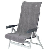 Bo-Camp Camping Chair Cover M Universal Terry Cloth Cotton Grey