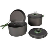 Bo-Camp Cookware Set Explorer 3 Pieces Hard Anodized Aluminium