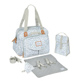 Béaba Geneva II Changing Bag Grey Blossom