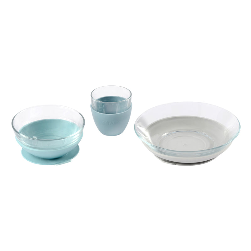 Béaba Glass Meal 3pcs Set Jungle