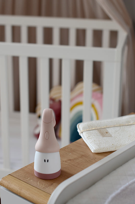 Béaba Pixie Torch 2-in-1 Portable Night Light - Chalk Pink