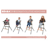Béaba Up & Down Evolutive Highchair Dark Grey